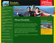 Tablet Screenshot of kinabalutourguide.com